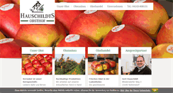 Desktop Screenshot of hauschildts-obsthof.de